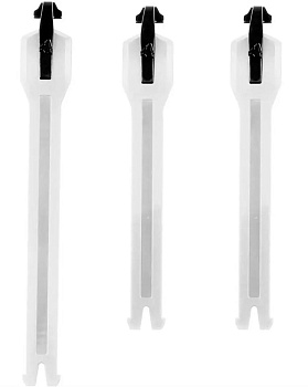 Стрепы к мотоботам Leatt 3.5 Strap Kit White