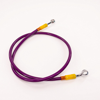 Шланг гидравлический тормозной (армированный) L=900 d=10мм фиолетовый